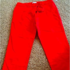 Liz Claiborne Emma Ankle Pants Teaberry color